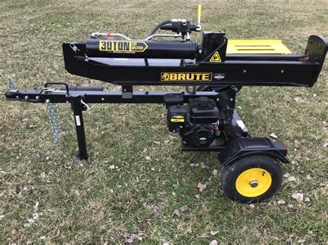 menards brute log splitter reviews